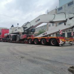 Transport maszyn budowlanych